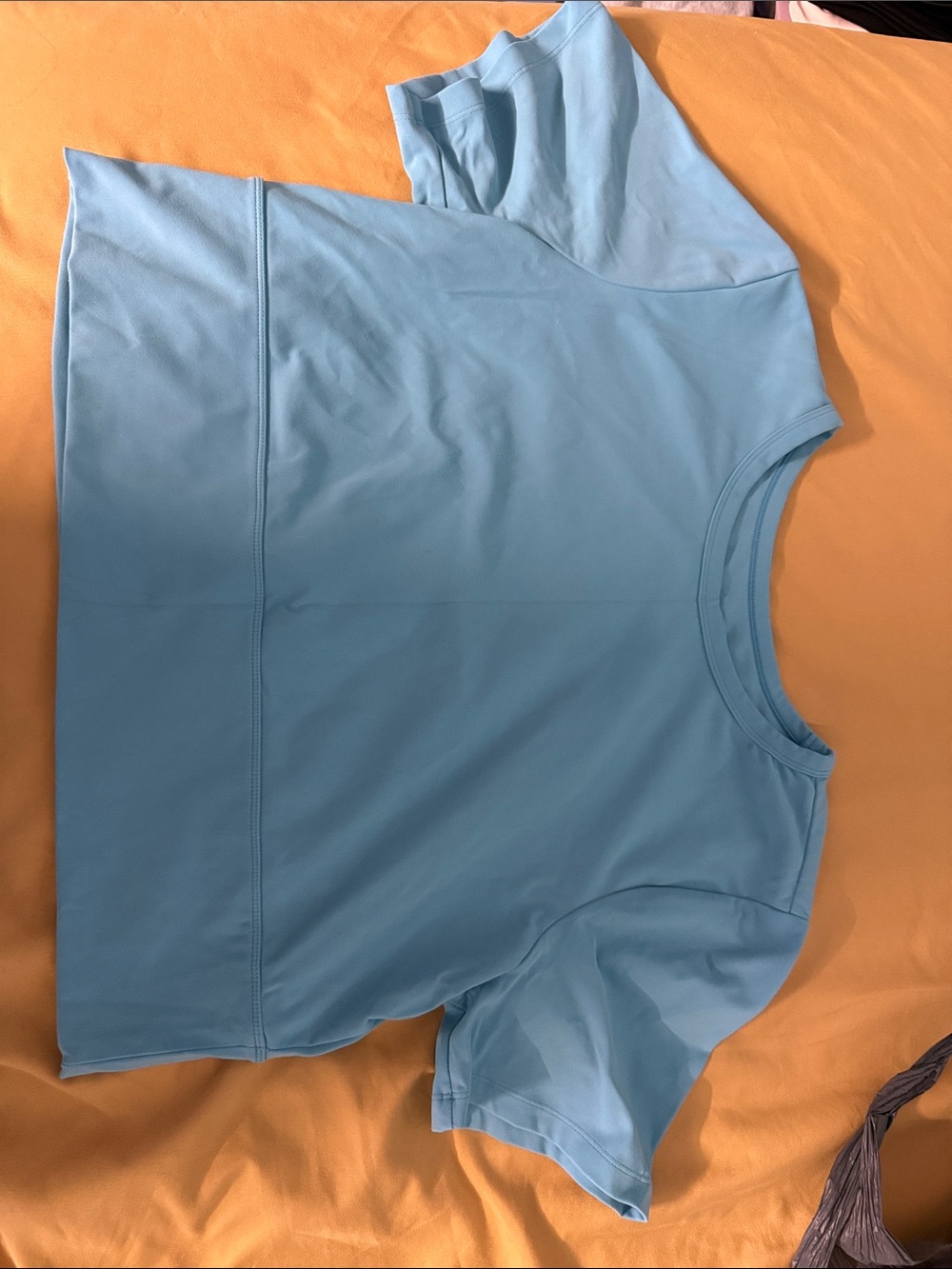 Women’s Light Blue Short Sleeve Crewneck Tee